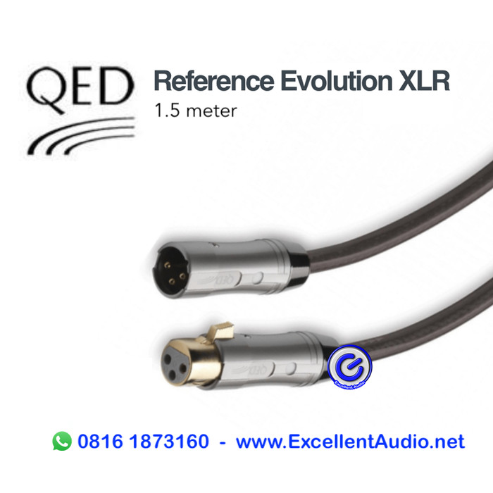 QED Reference Evolution XLR balanced cable 1.5meter kabel