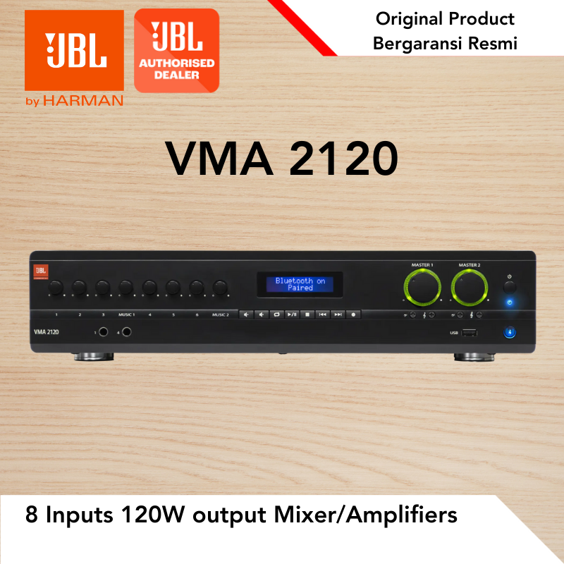 JBL VMA 2120 8 input x 120W output Mixer/Amplifiers